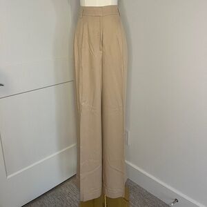Ann Taylor Taupe Women's Wide-Leg High Rise Pants